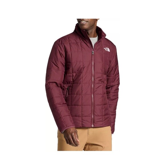 THE NORTH FACE Men's Junction Insulated Jacket Small Maroon NEW Outdoors Nature - Picture 1 of 9